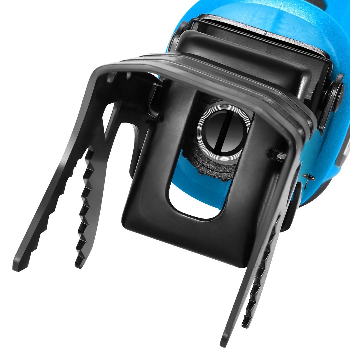 DNA Motoring 12V Cordless Reciprocating Saw w/Blade and Holding Bracket Kit Blue