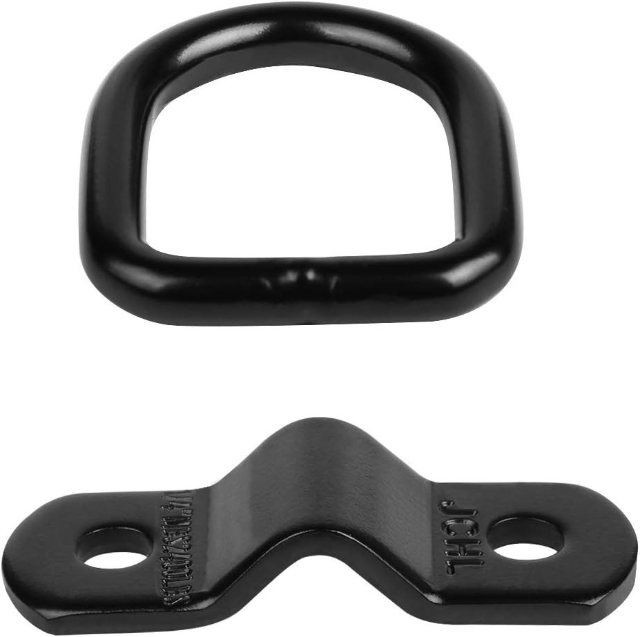 Versatile 4-Pack D Ring Tie Down Anchors – 2400 lbs Capacity for All Vehicles