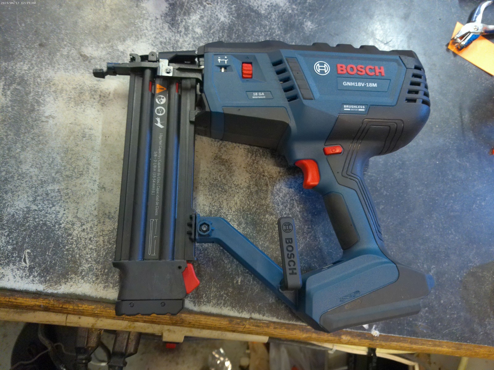 Bosch GNH18V-18MN 18V Cordless 18-Gauge Brad Nailer *TOOL ONLY*