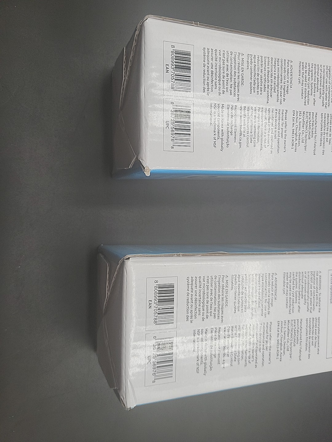 2 Pack – SAMSUNG Genuine Filter for Refrigerator Water and Ice, HAF-CIN/EXP