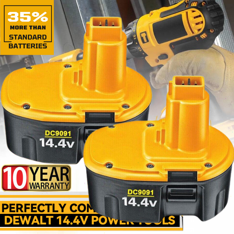 2PACK 14.4V For DEWALT DC9091 XRP Battery or Charger DW9091 DW9094 DE9091 DE9092