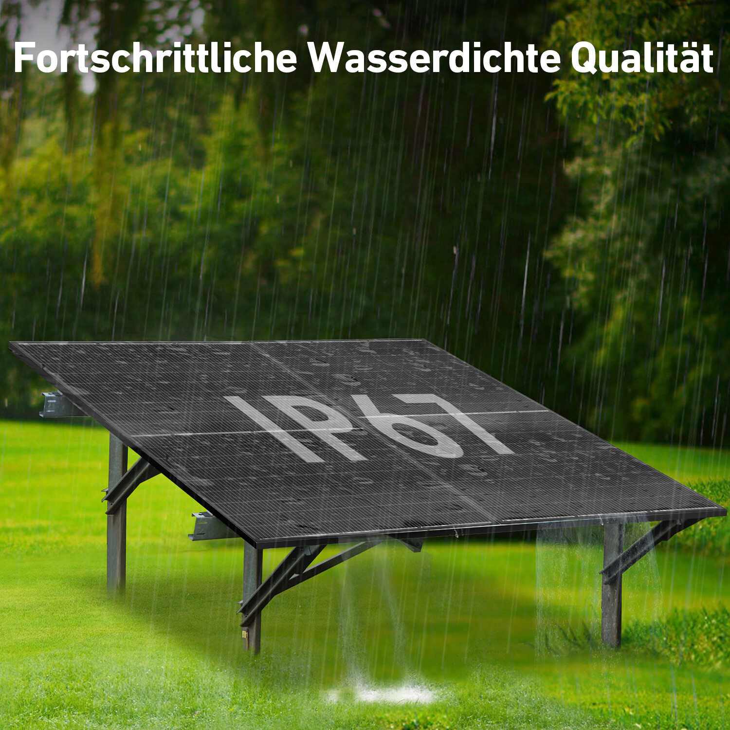 Dokio 400W-4000W N-type Mono Rigid Big High Power Solar Panel PV moudle for Roof