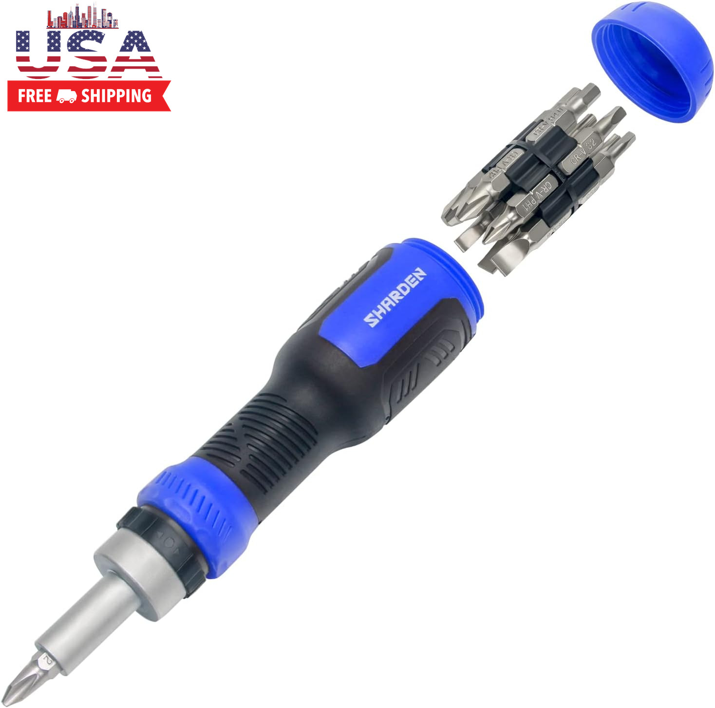 Ratcheting Screwdriver 13-In-1 Ratchet Screwdriver Set Multi Bit Screw Driver Al