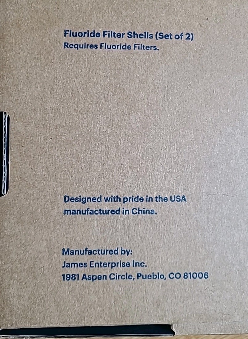 Boroux Filter Shells Stainless Steel BX-F-SH-2 Fluoride- Berkey- New In Box