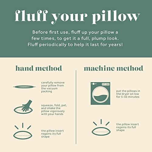 ComfyDown – Euro Square Pillow Insert FEATHER / DOWN Sham Stuffer – ALL SIZES!!