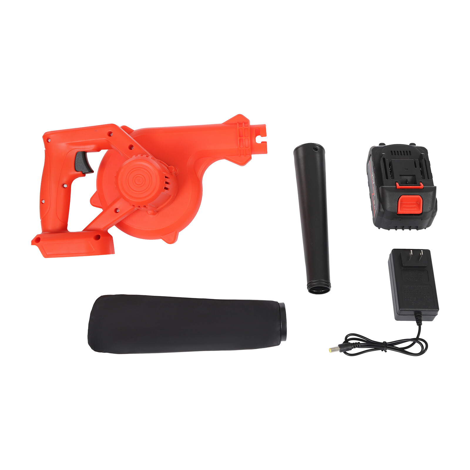 800W Battery Powered Cordless Leaf Blower, 6000-8000rpm Suction Blowing Machine