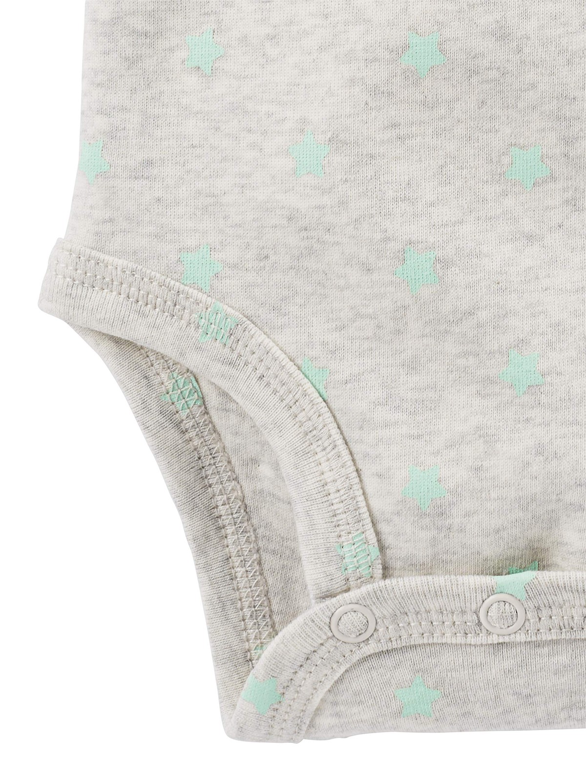 Simple Joys Kid’s 6 piece Little Character sets Sleepwear, Grey Lamb, 0-3 Months