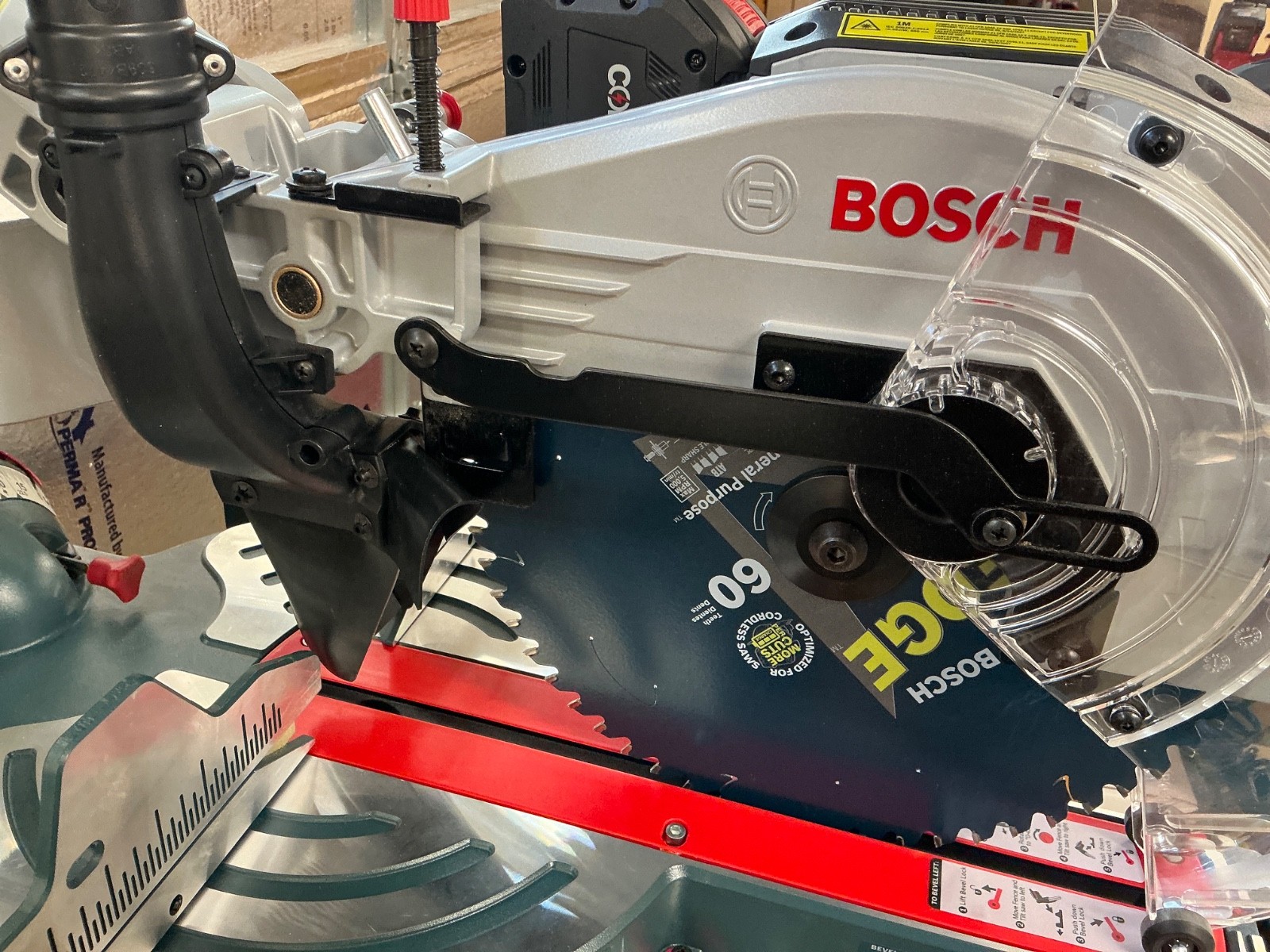 NEW In Box Bosch 18V 12 Inch Dual-Bevel Miter Saw Kit Brushless Profactor Axial