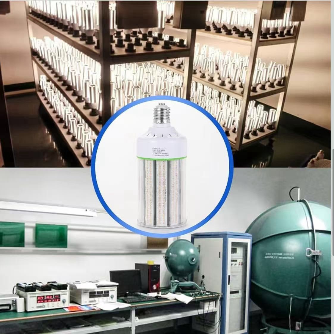 2 pack 5000K Daylight,E39 Mogul Base,120W LED Corn Light Bulb Warehouse High Lam