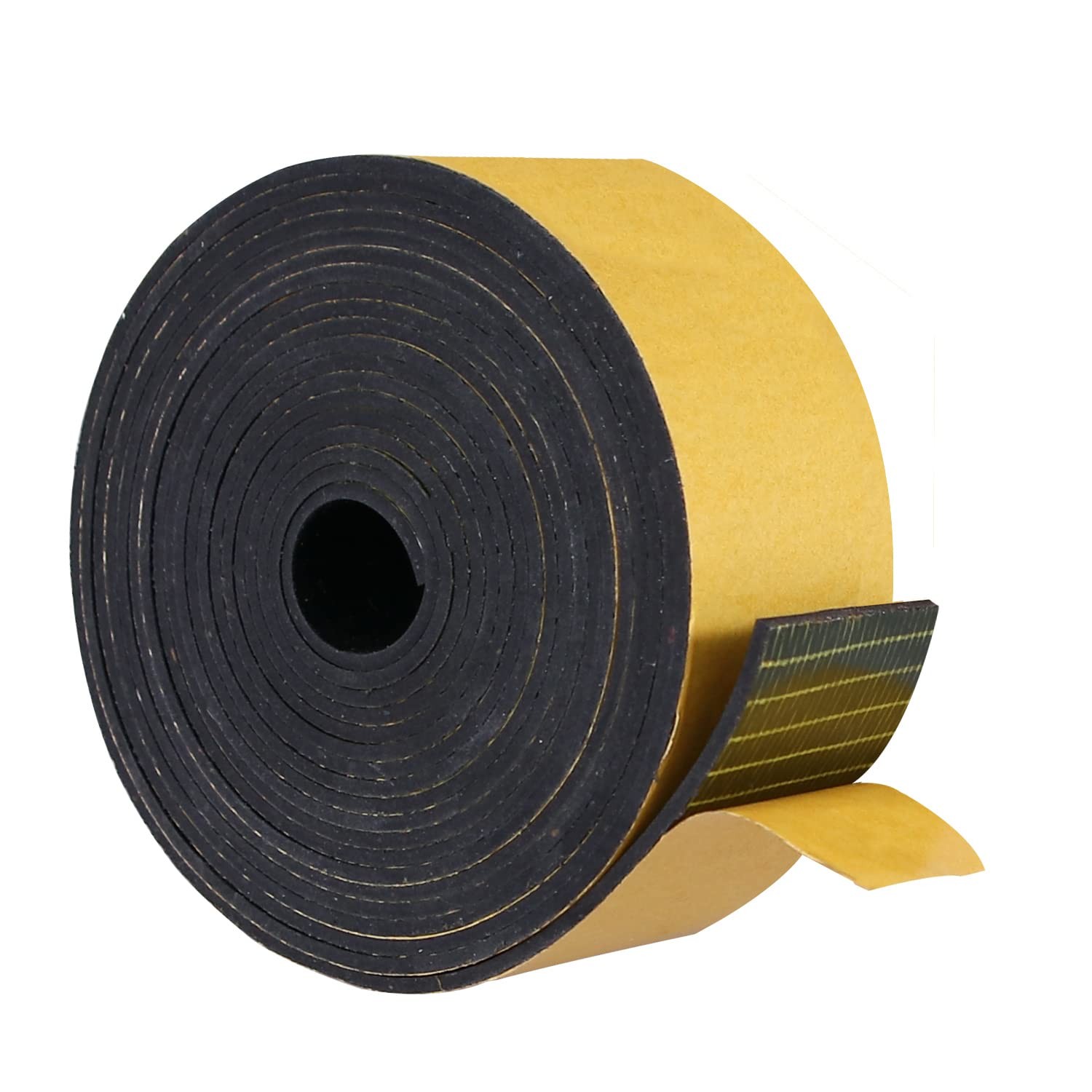 Adhesive Solid Neoprene Rubber Strips 1/16 .062 Inch Thick X 2 Inch Wide X 10