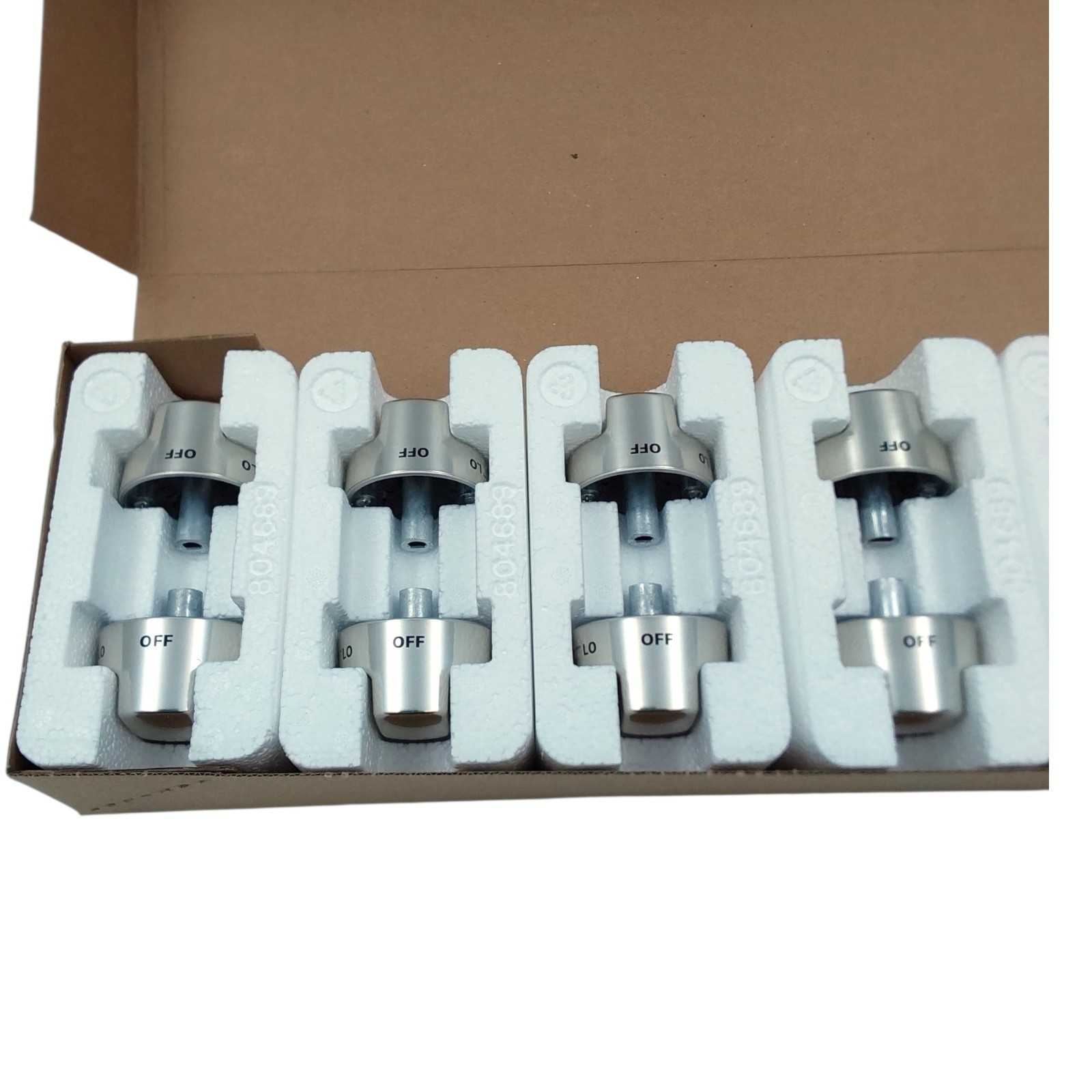 Wolf New Range Oven Knob Kit Stainless 820427 *Same Day Ship & 60 Days Warranty*
