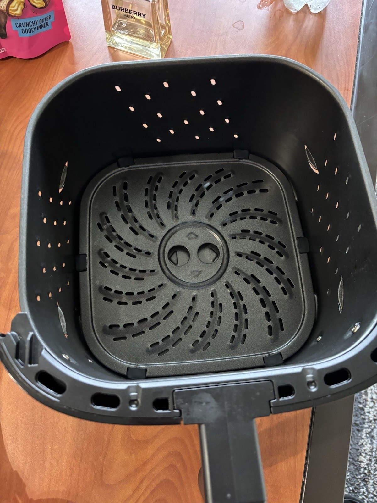 PowerXL Vortex Pro Air Fryer Black Digital Display Basket Dishwasher-Safe Parts