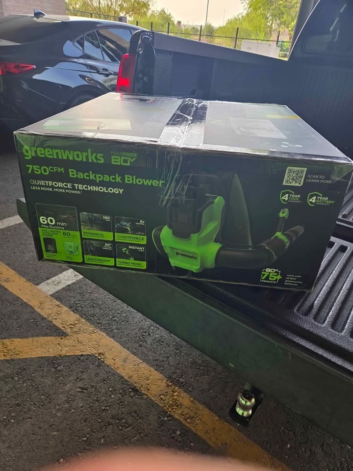 Greenworks 80-volt 750-CFM 180-MPH Battery Backpack Leaf Blower