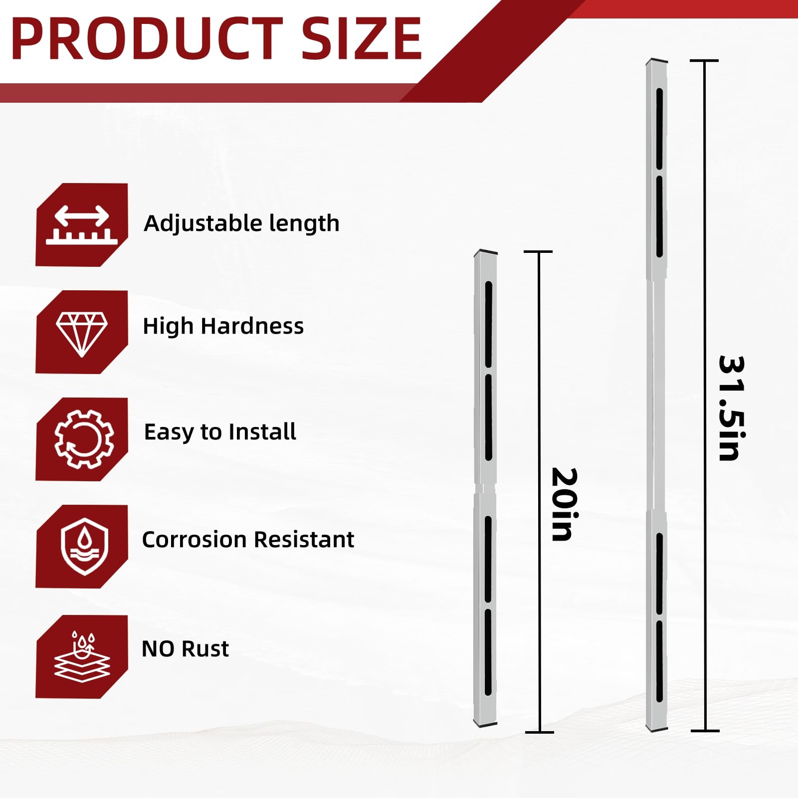 Undermount Sink Brackets, Adjustable Undermount Sink Supports, Stainless Stee…