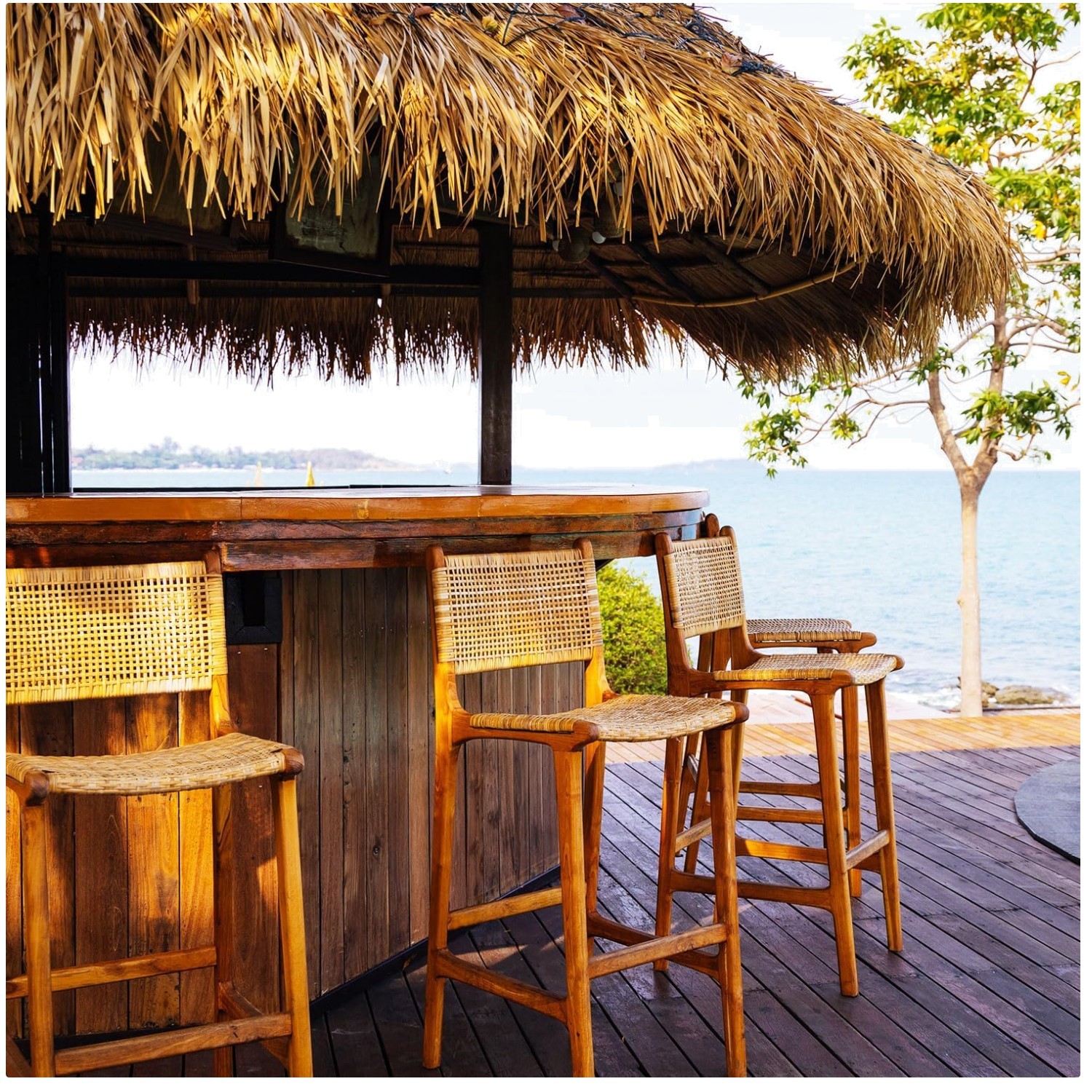 Mexican Palm Thatch Roll for Tiki Hut Roofing