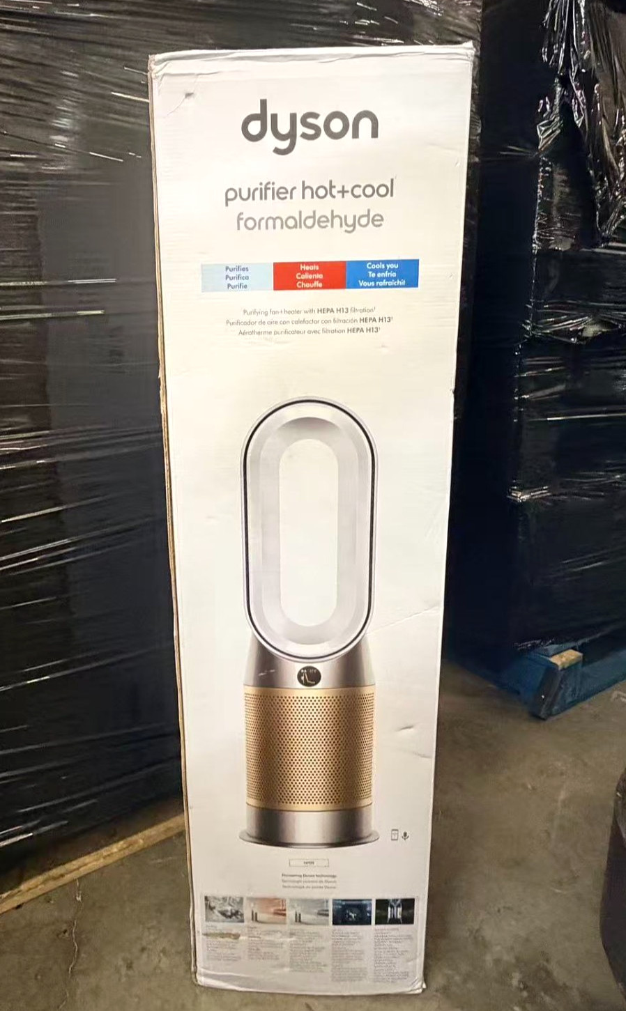 Dyson Purifier Hot+Cool Formaldehyde Purifying Fan HP09 (White/Gold) – OPEN BOX