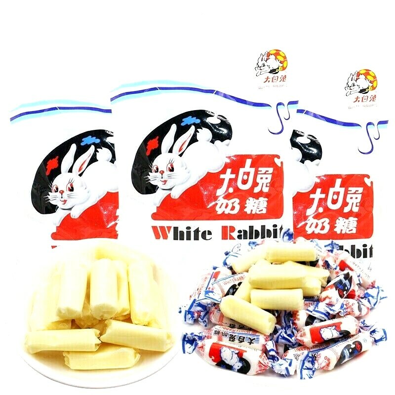 White Rabbit Creamy Milk Chewy Candy 6.3 oz ( Pack of 3 )~11/15/2026