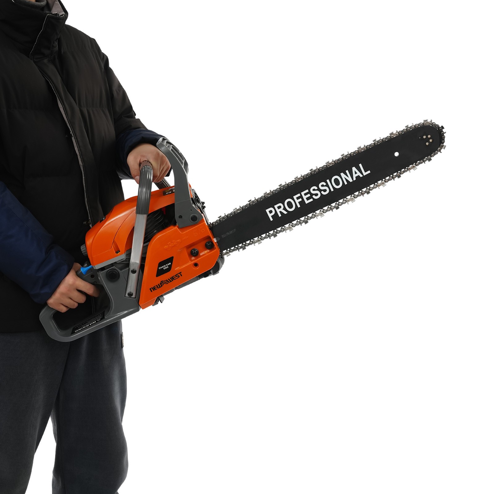 58CC 20″ Gasoline Chainsaw Powered Wood Cutting Engine 2-Stroke Gas Chain Saw