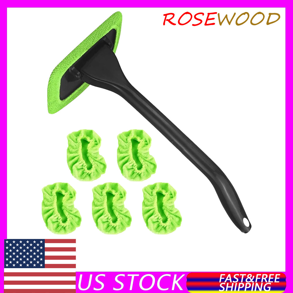 6X New Microfiber Car Wiper Cleaner Glass Brush Window Windshield Cleaning Tool