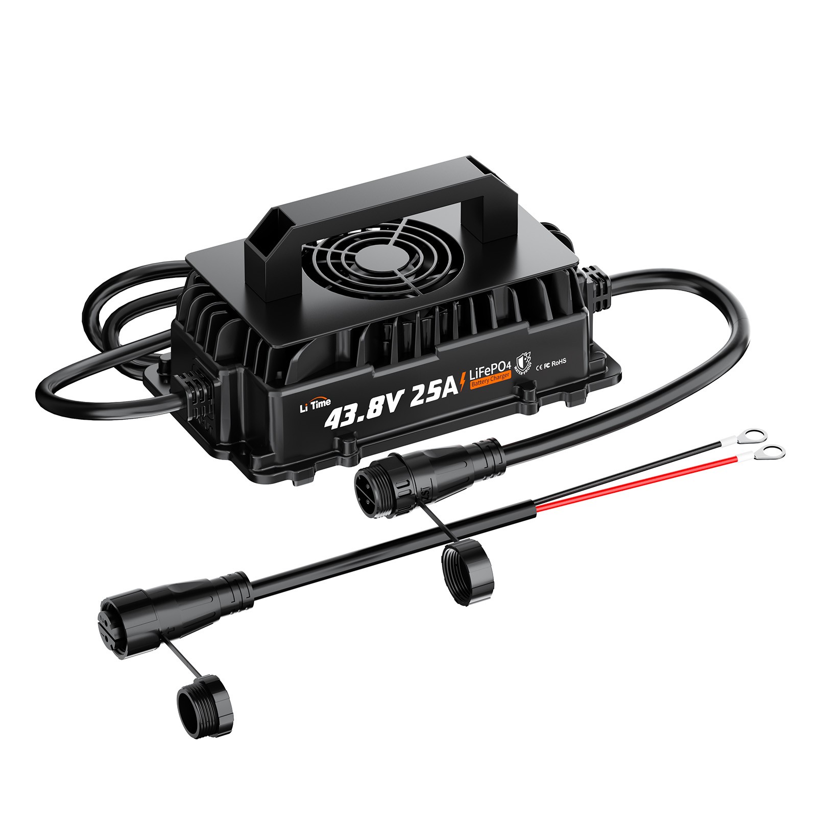 Refurbished LiTime 36V 25A LiFePO4 Lithium Battery Charger For Golf Cart Boat
