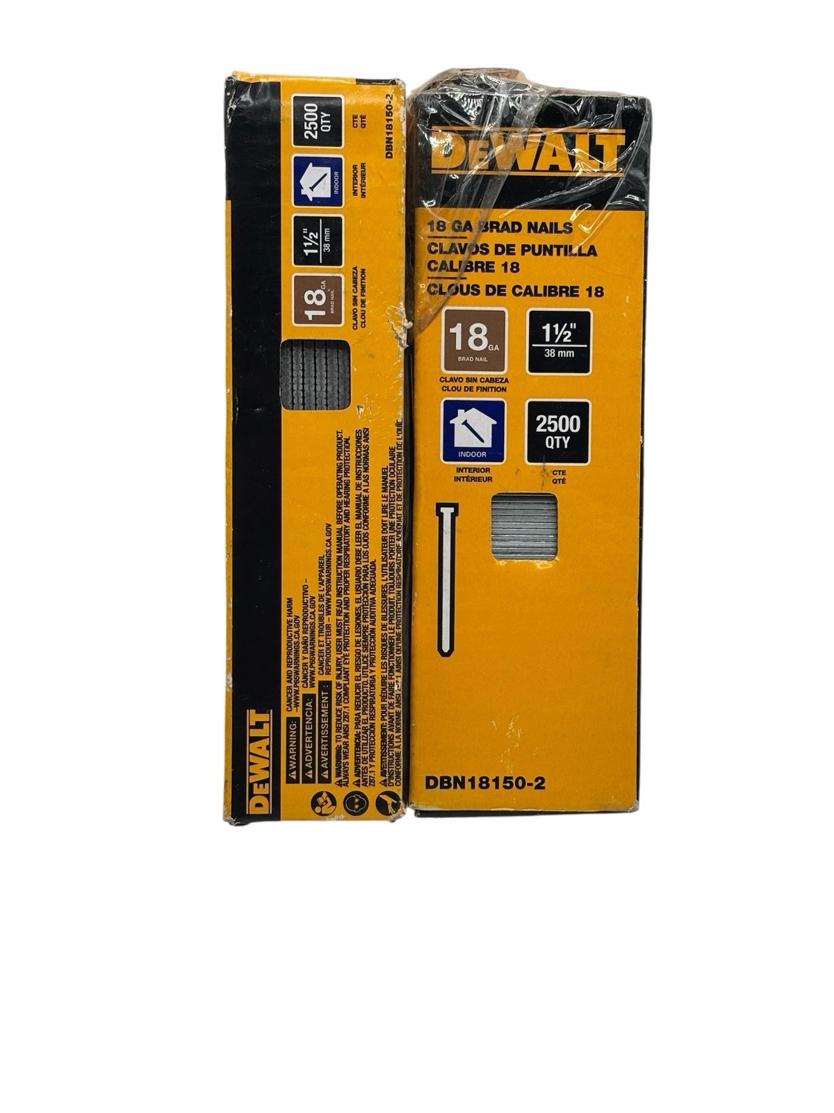 Dewalt 18GA 1-1/2 In Brad Nails (2-Pack)