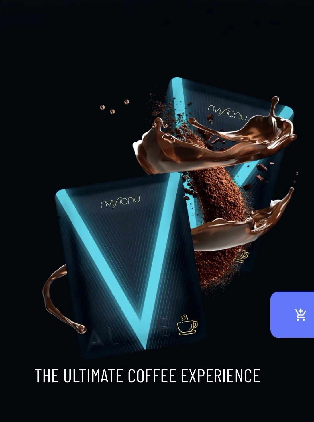 Nvsionu Alive Coffee Capuchino 20 Sachets NEW SEALED Exp 2028
