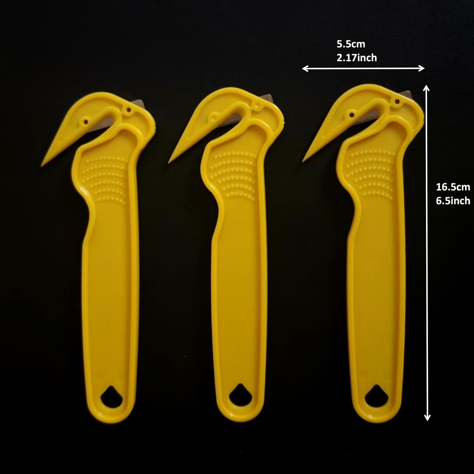 6PCS Safety Film Cutter Cutter Set, Portable Utility with Sturdy Steel Blade,…