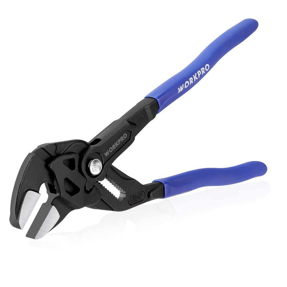 WORKPRO 10″ Plier Wrench Adjustable Parallel Smooth Jaw Pliers CR-V Construction