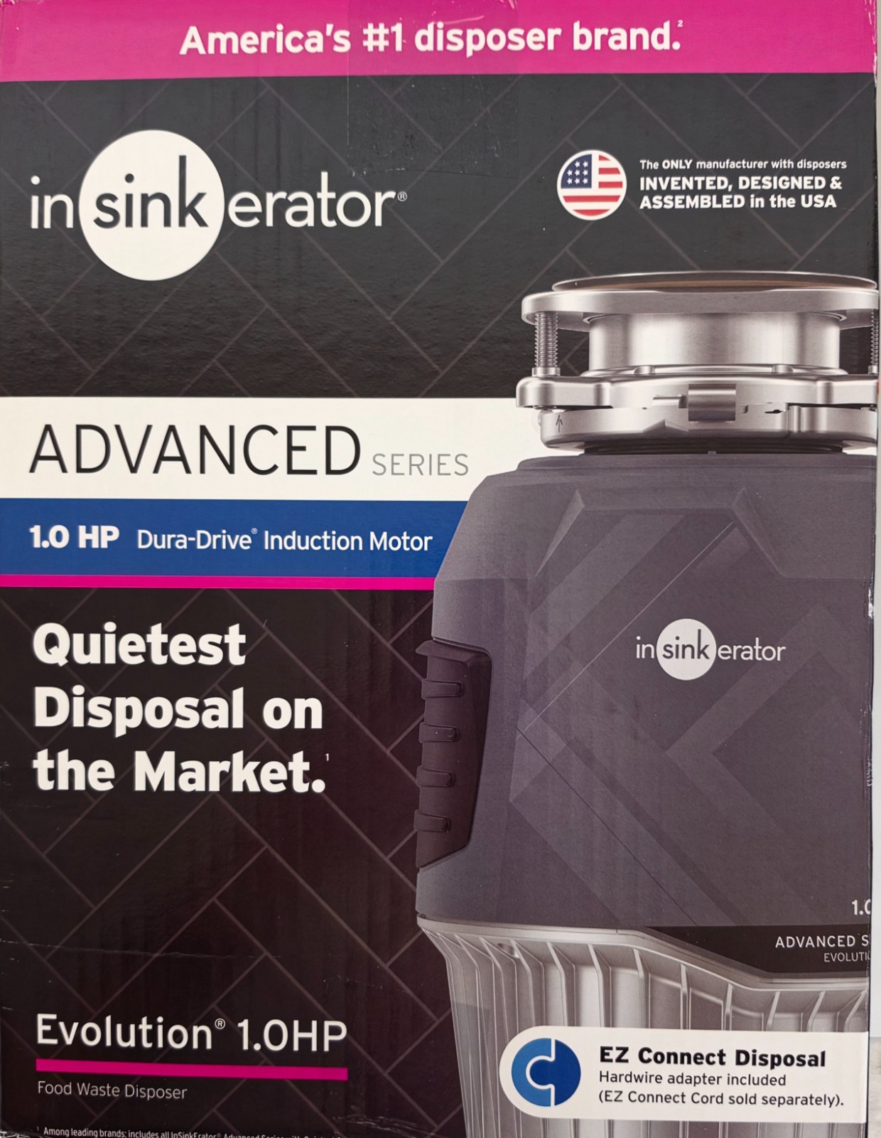 InSinkErator 80022-ISE Advanced Series Evolution 1 HP Continuous