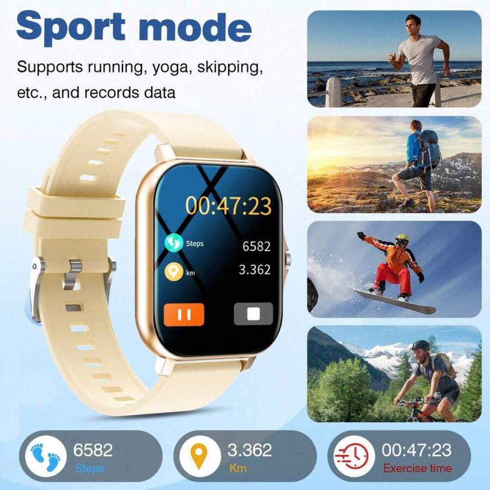New 1.83 Inch Full Touch HD Fashion Smart Watch With (Dial, Answer) Wireless Cal