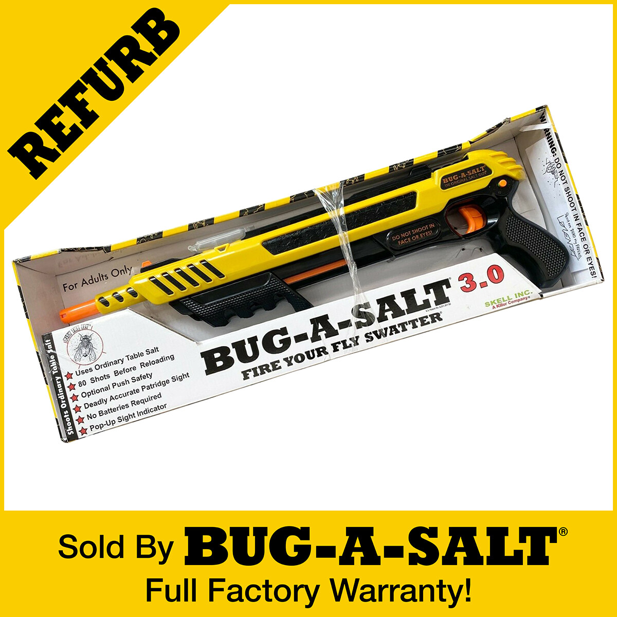 REFURBISHED BUG-A-SALT YELLOW 3.0
