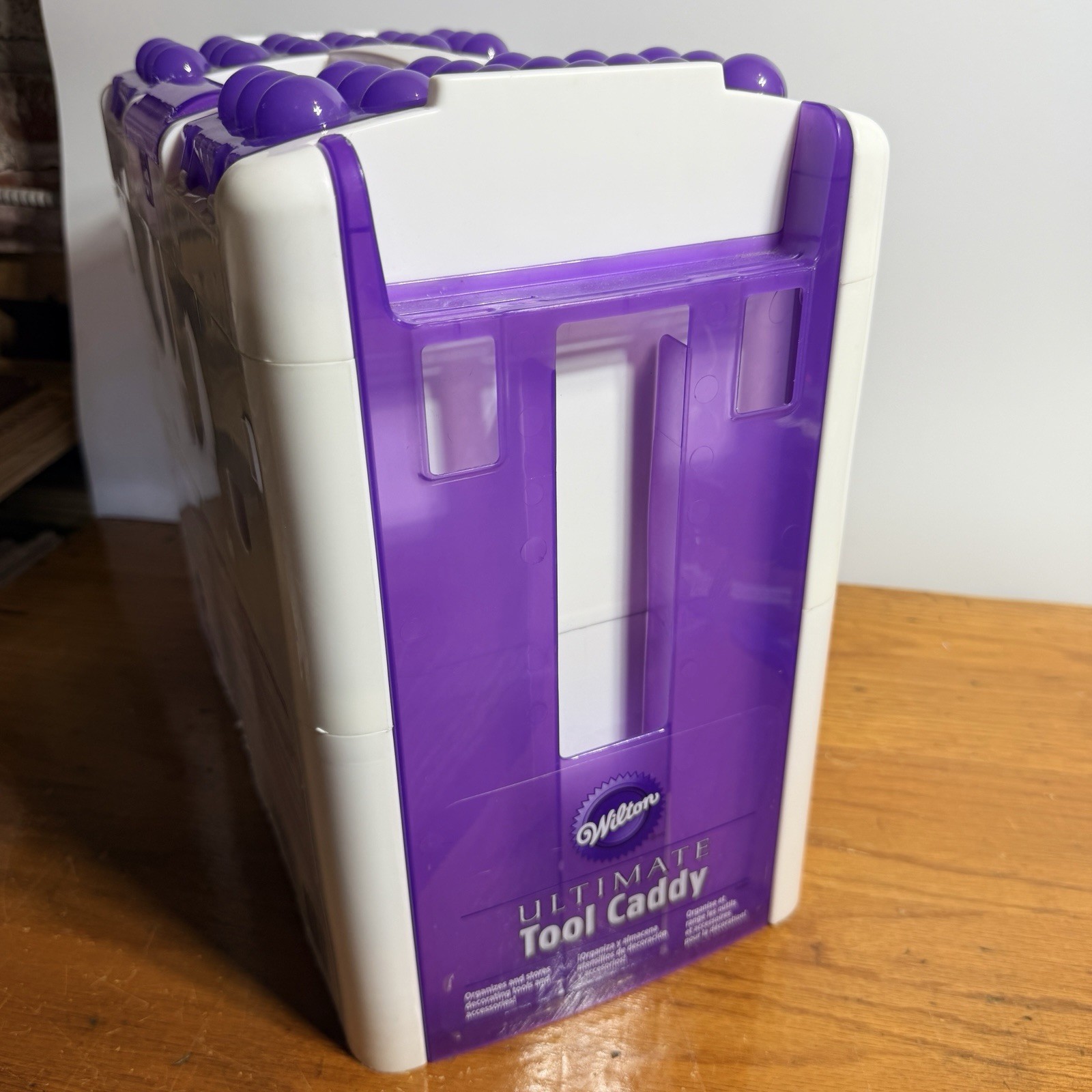 Wilton Ultimate Professional Cake Decorating Caddy Storage Box Purple