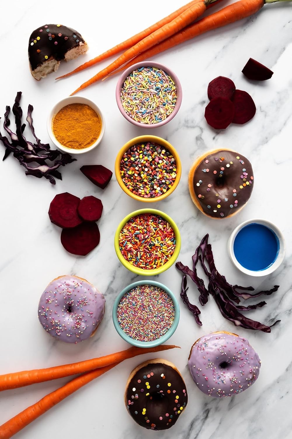 Pastel Rainbow Sprinkles, 2.9lb Canister, Dye-Free, Plant-Based, Allergen-Fre…
