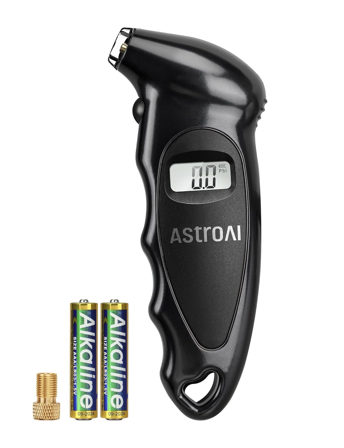 BLACK AstroAI Digital Tire Pressure Gauge 0-150PSI, Accurate in 0.1 Increments
