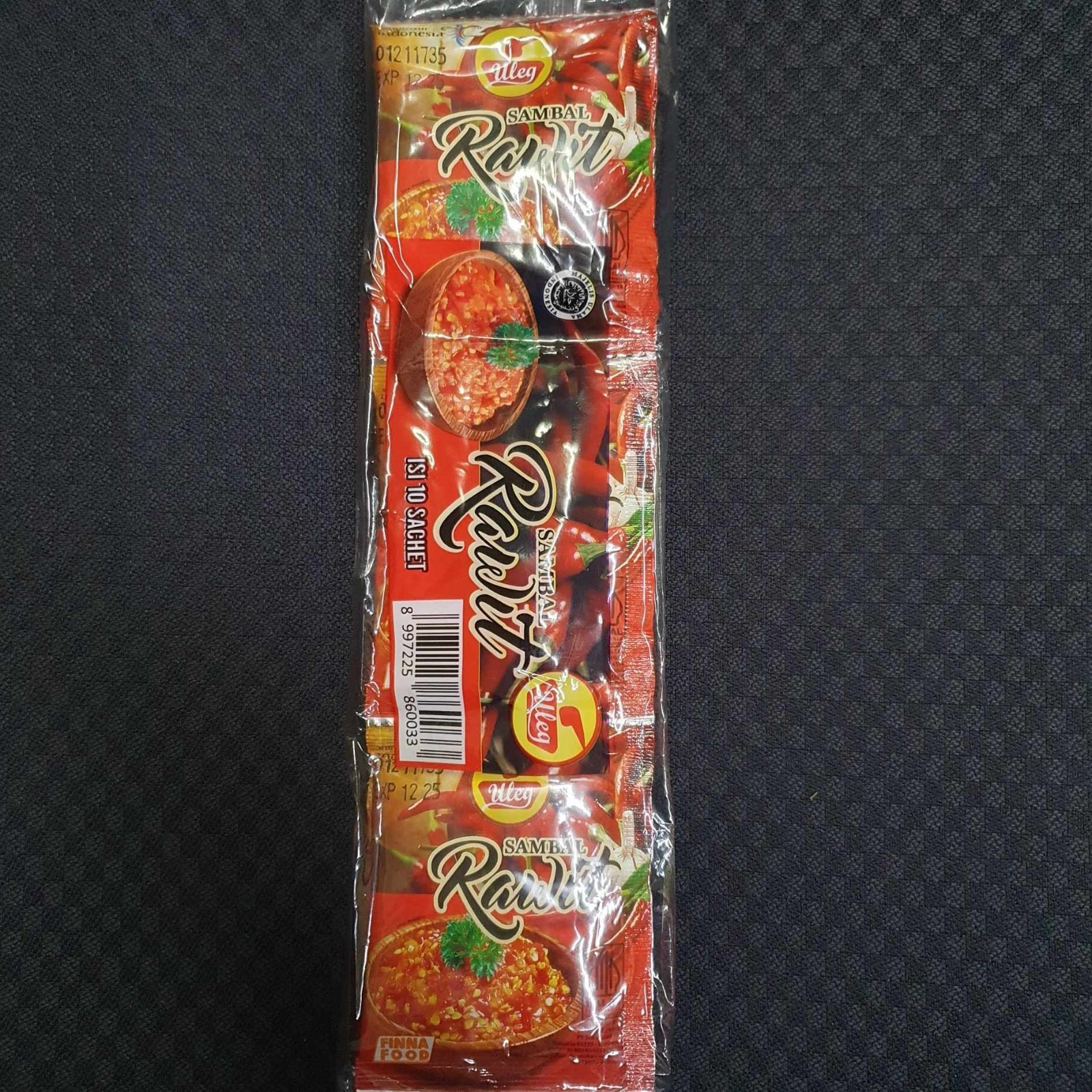 Finna Uleg Sambal Rawit 10 Sachets – 180 gr (6.3 oz)