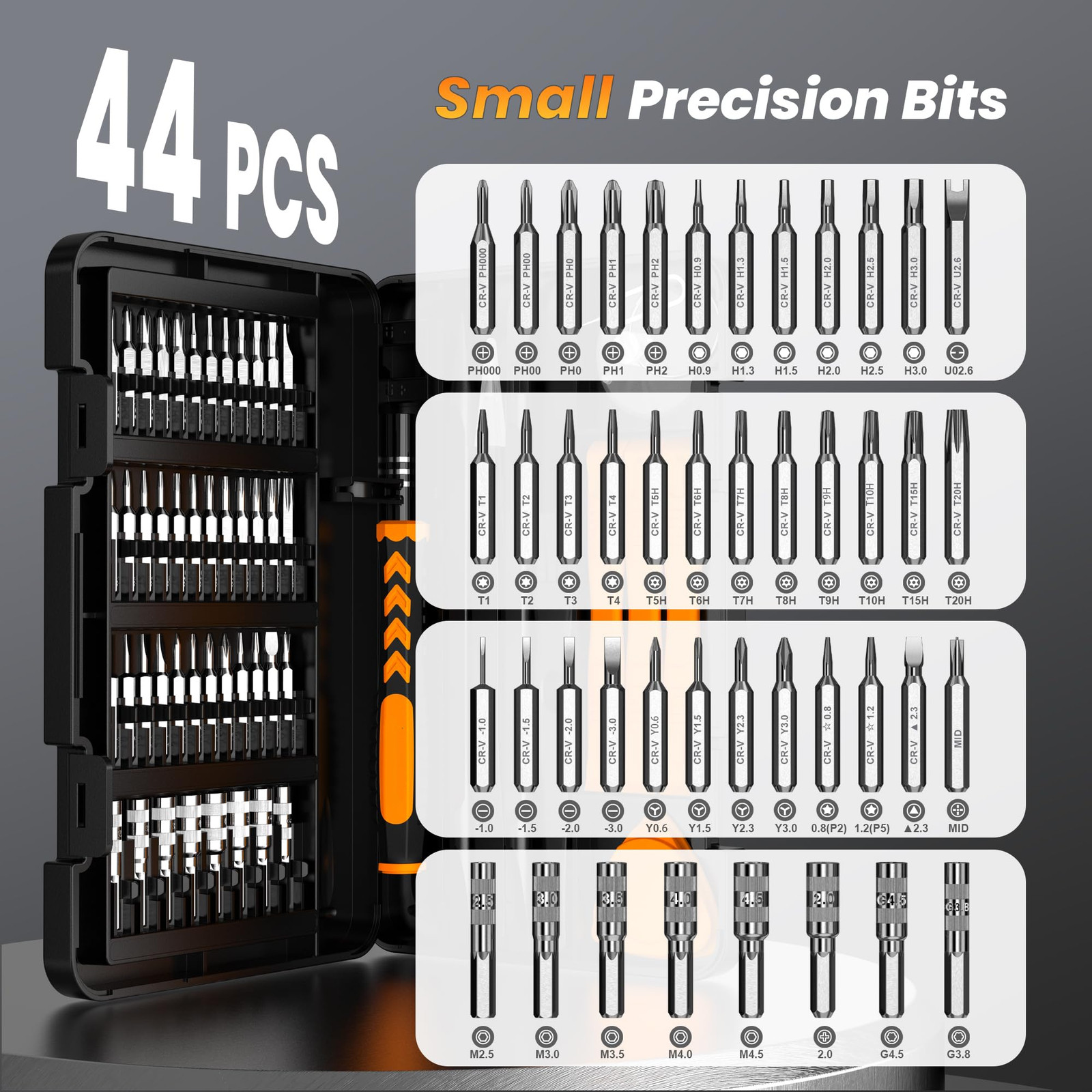 Cordless Mini Electric Screwdriver 5 Torque Magnetic Repair Kit for Phone Watch