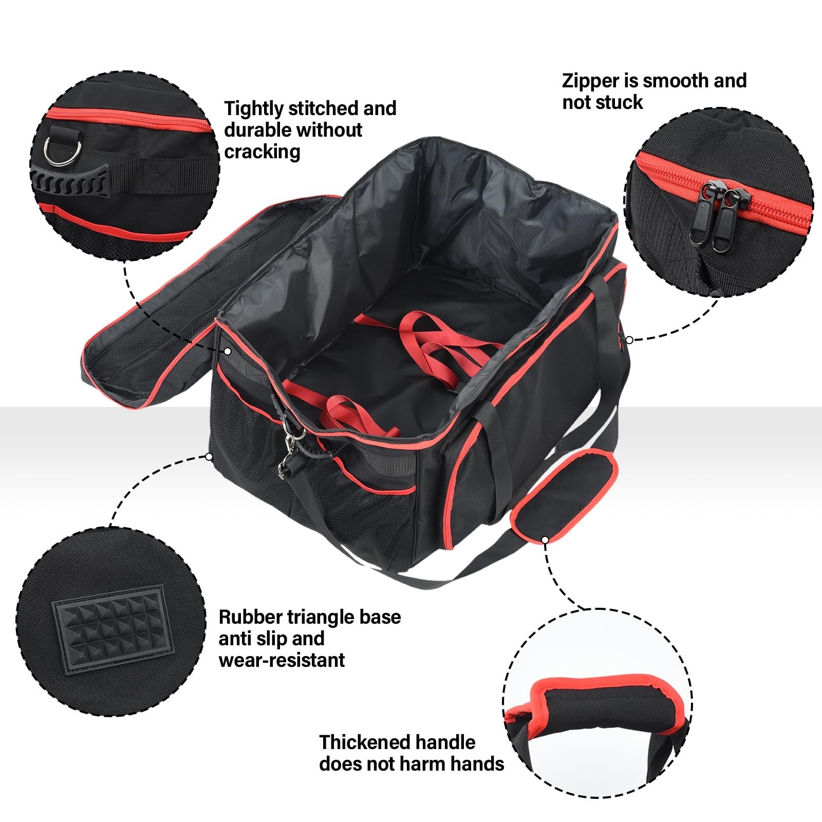 Large Capacity Grill Tool Storage Bag | Heavy-Duty Utensil Organizer for BBQ, Ca