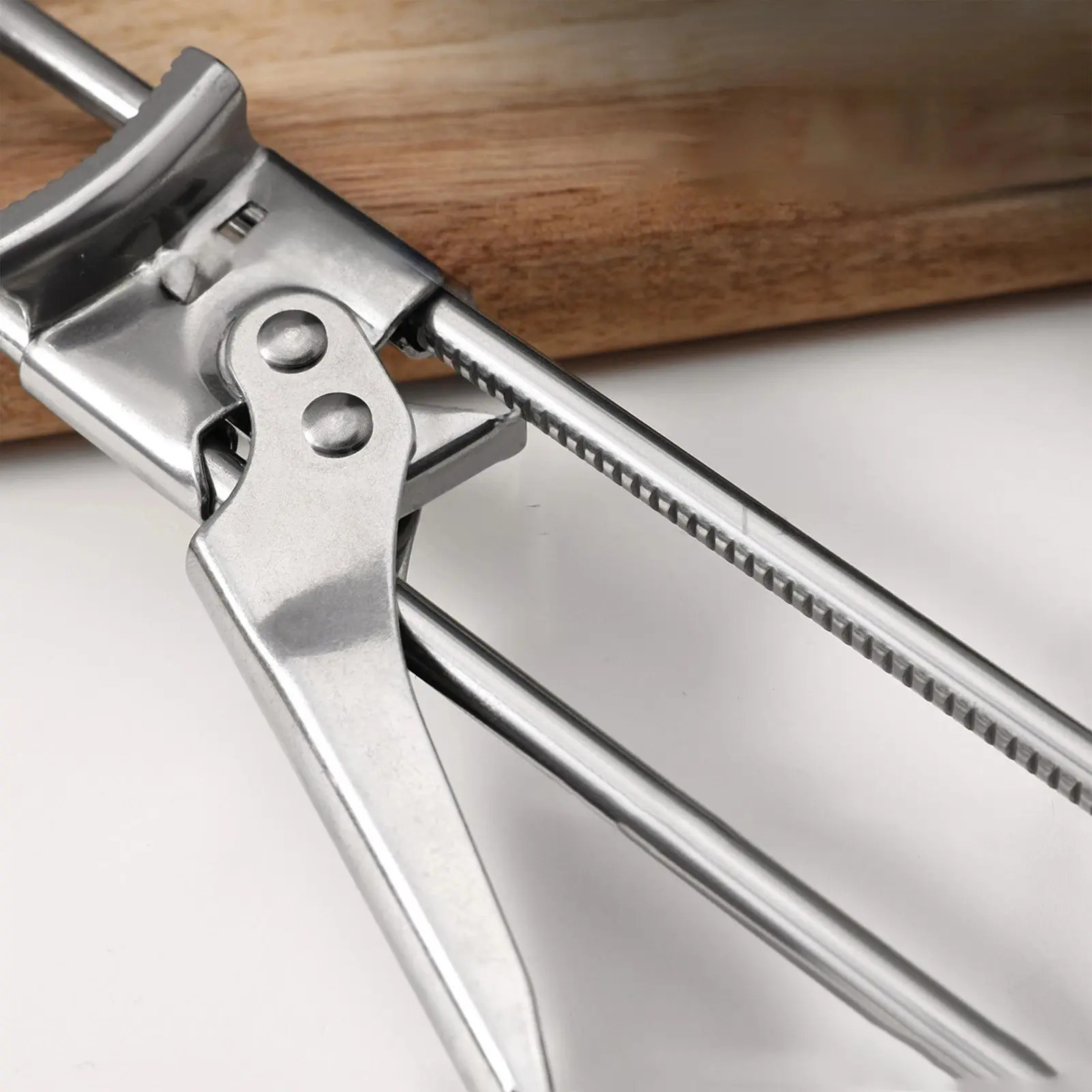 NEW Stainless Steel Can Opener Multifunctional Adjustable Jar Lid Gripper Tool