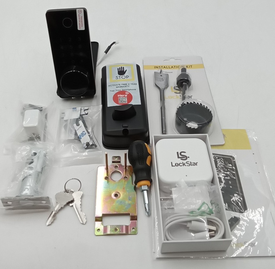 Lockstar Smart Door Lock keyless Entry Deadbolt Door Lock Multiple Entry Methods