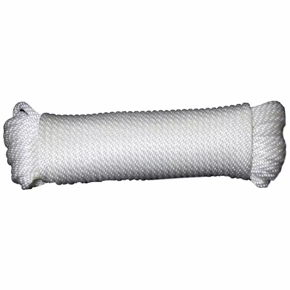 3/8 In. X 50 Ft. Solid Braid Nylon Rope Hank