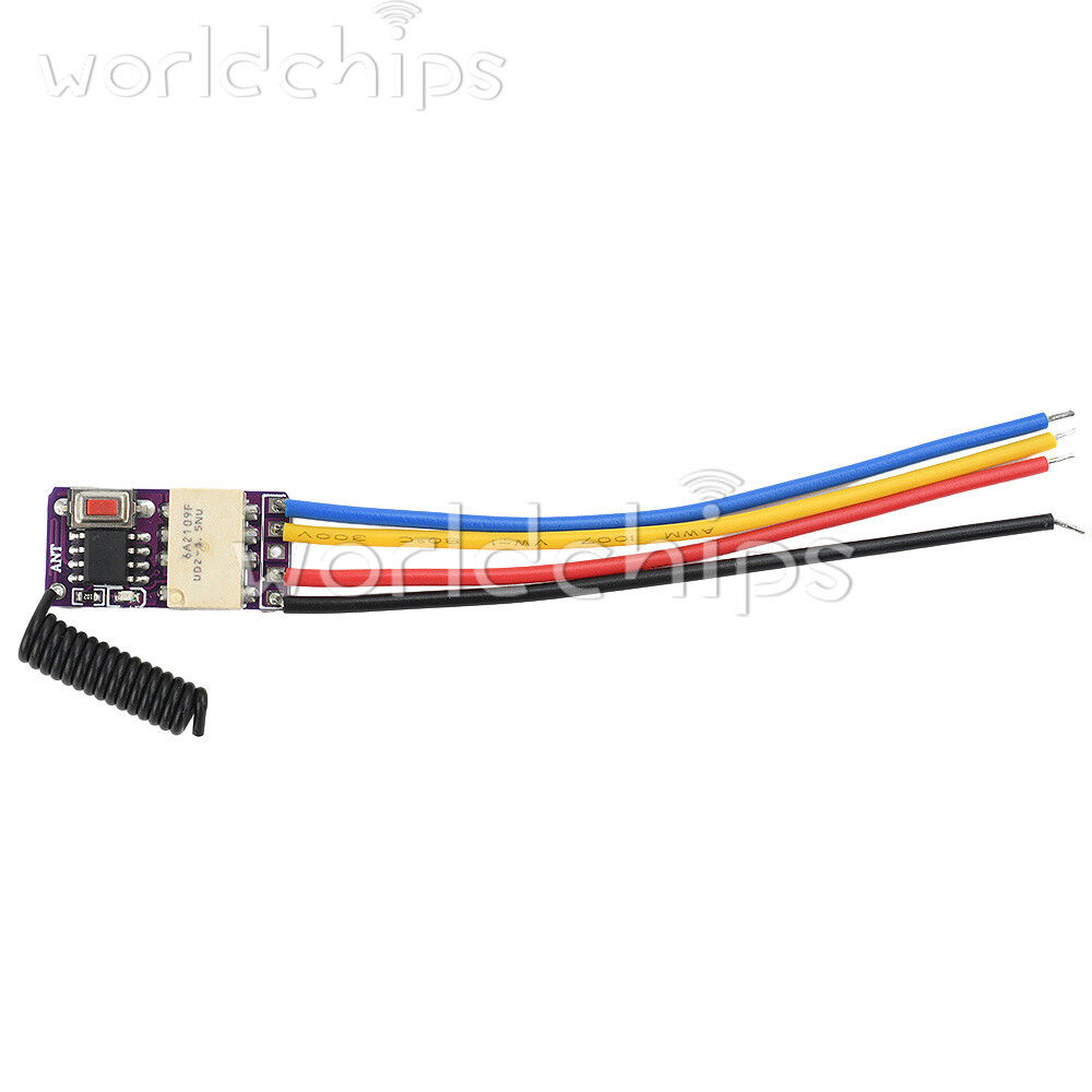 3.7V-12V RF Remote PCB Board 433MHZ Wireless Relay Switch Signal Module New