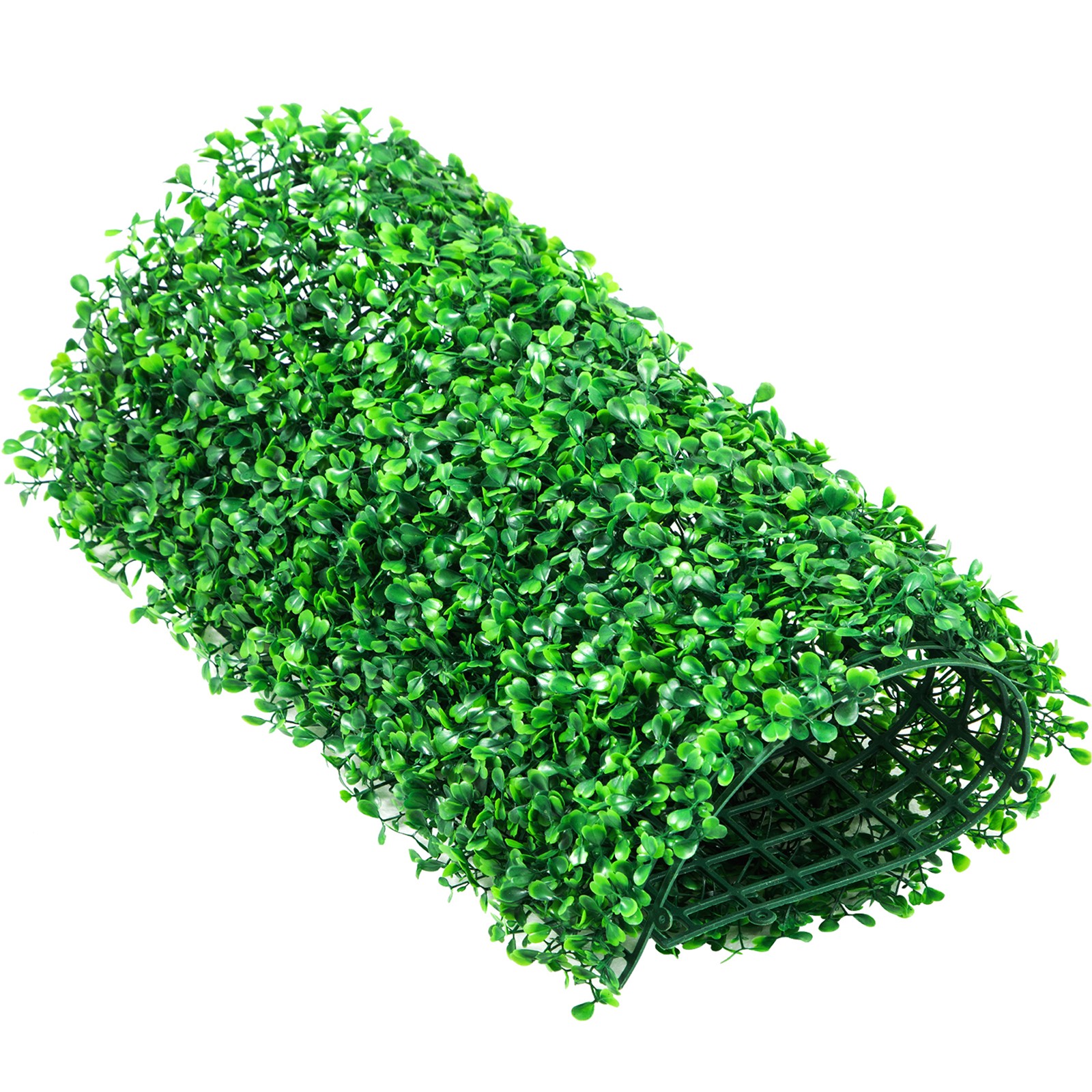 VEVOR Artificial Boxwood Panel 12pcs 10″ X 10″ Grass Hedge Wall Mat for Fence