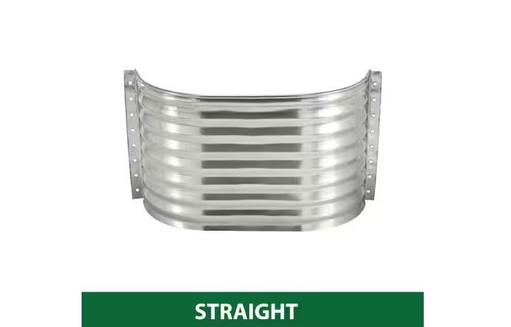 37 in. x 12 in. x 24 in. Steel Straight Area Window Well