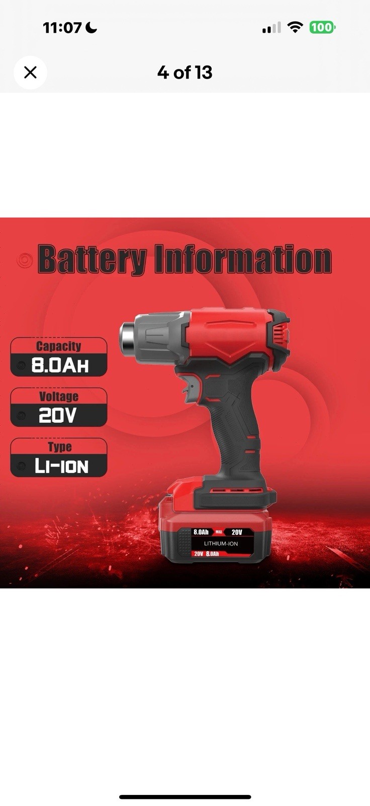 2PACK 20V 4.0AH For Craftsman 20 Volt MAX Li-ion Battery CMCB204 CMCB202 CMCB201