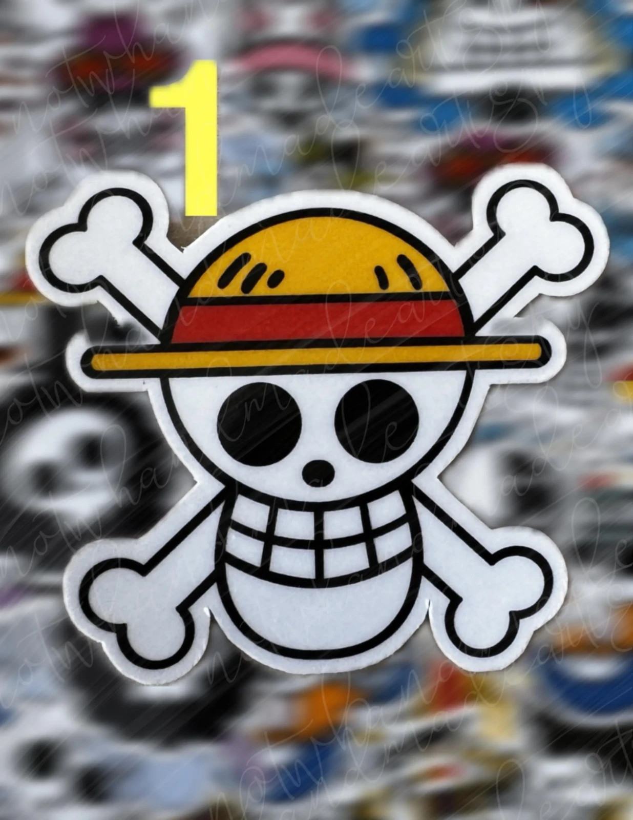One Piece Jolly Roger Pirate Weatherproof Stickers