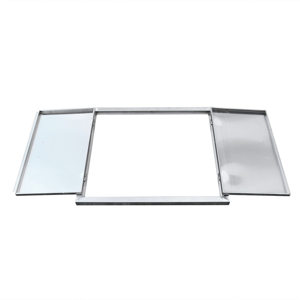 Stainless Steel Double Doors Access Outdoor Kitchen Island Door Drawer BBQ Grill