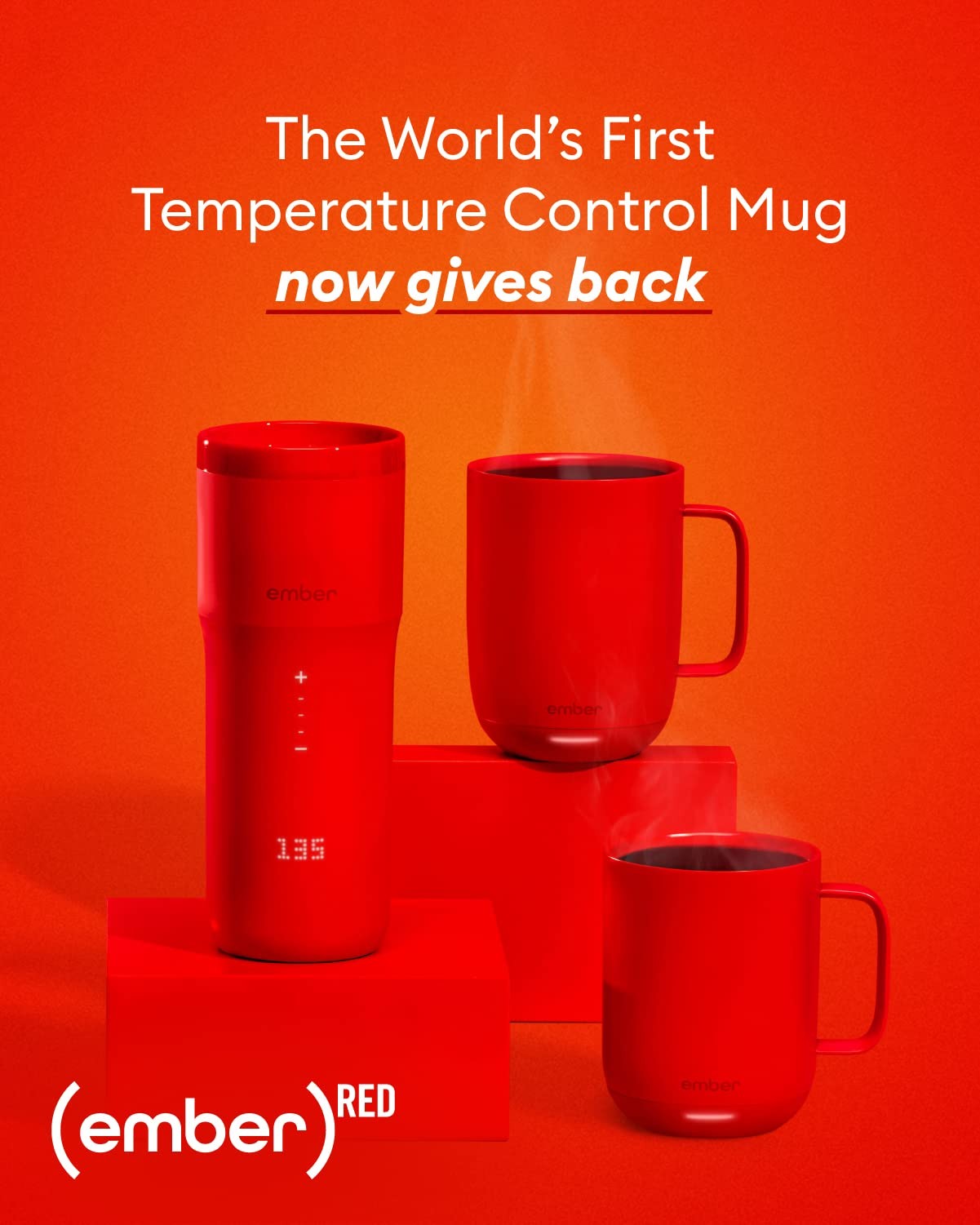 Ember Temperature Control Travel Mug 2, 12 Oz, App-Controlled Heated Coffee Mug