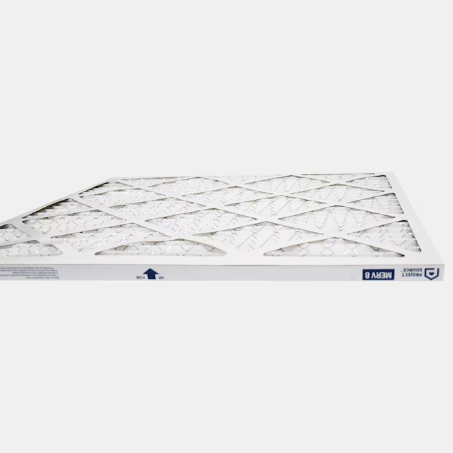 Project Source MERV 8 Electrostatic Pleated Air Filter 3 Pack 9 months life