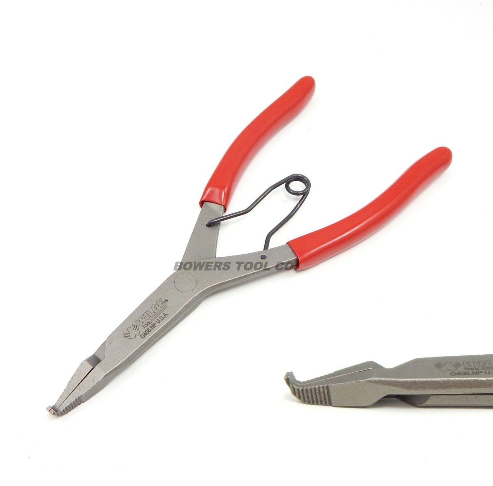 Wilde Lock Ring Pliers Set 3pc Straight Right Angle Thin Bent Curved 9″ USA Made