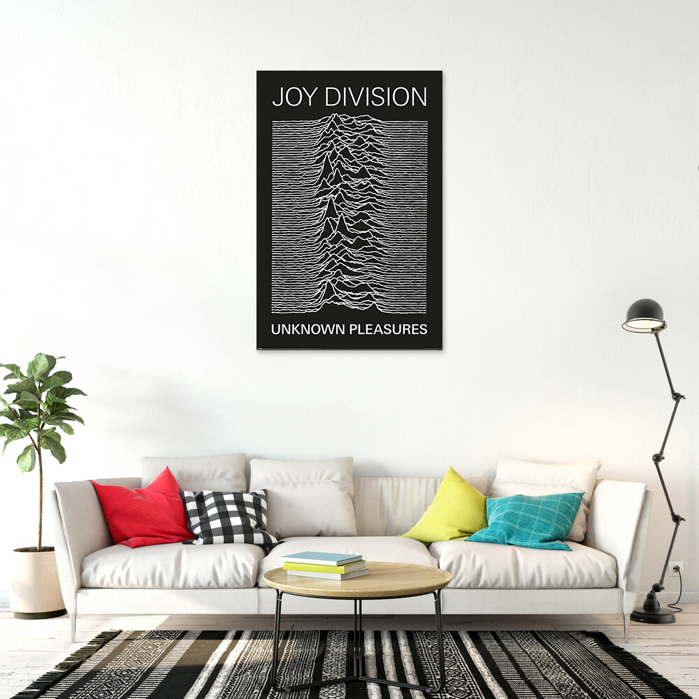 Joy Division – Music Poster (Unknown Pleasure) (Size: 24″ x 36″)